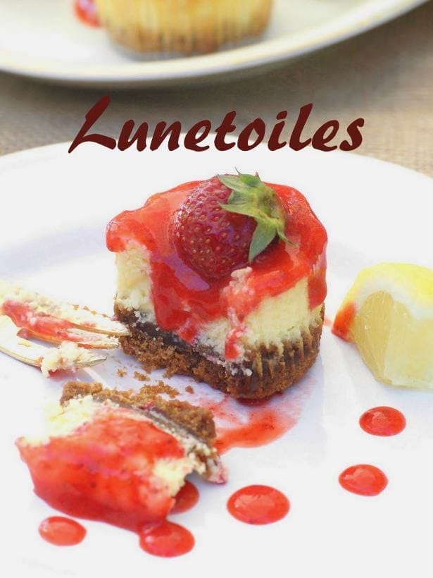 cheesecake en cupcake aux fraises et limonade