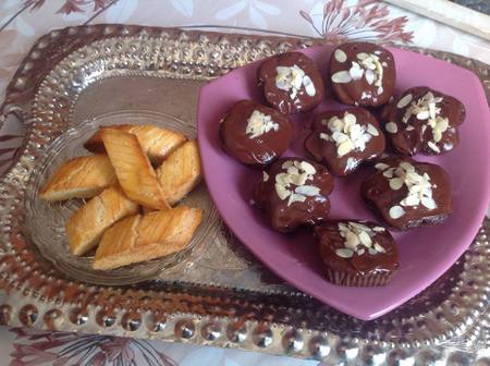 muffins au chocolat
