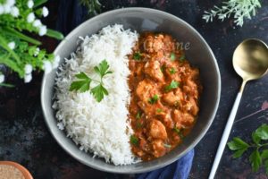 poulet au lait de coco et curry