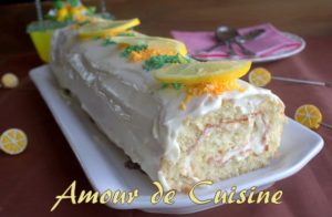 Buche roulée à la mousse de citron