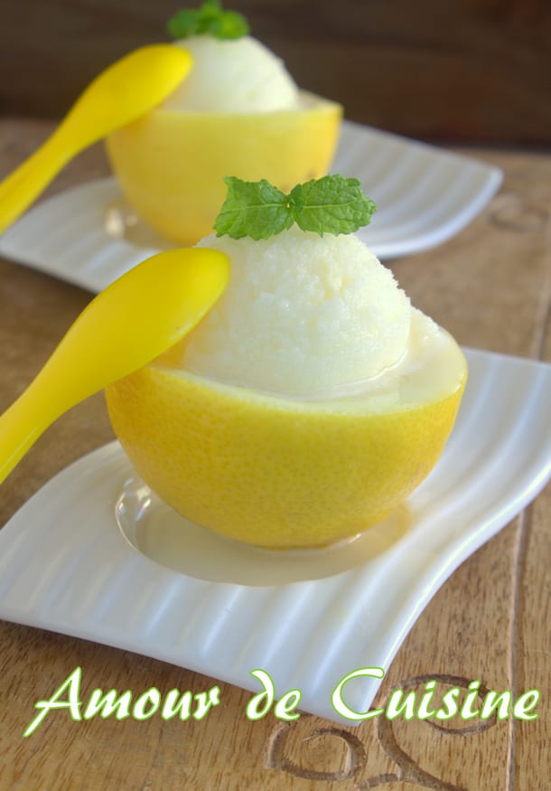 créponné sans oeuf, sorbet au citron.CR2