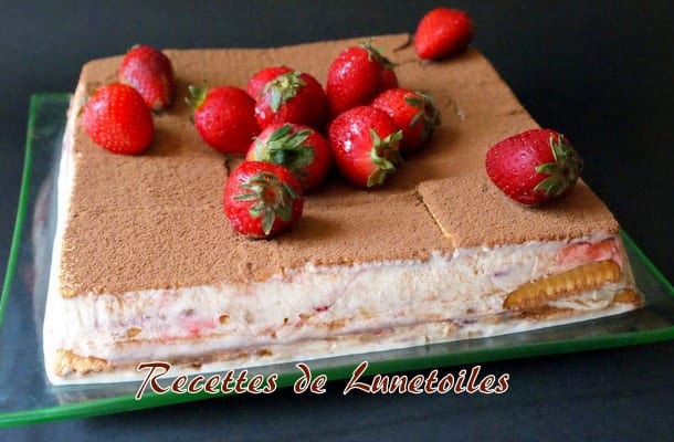 Gateau Sans Cuisson Aux Fraises Amour De Cuisine