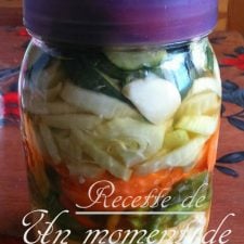 legumes marinés / recettes ramadan 2015