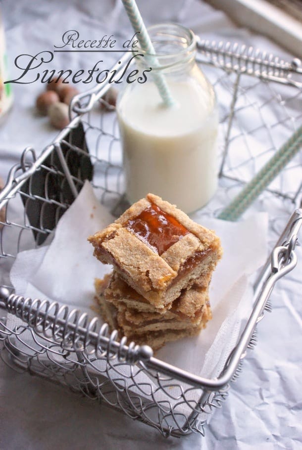 Linzer torte confiture d'abricots