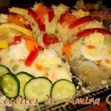 Salade de pomme de terre en couronne