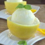 citron givre, sorbet au citron sans oeuf