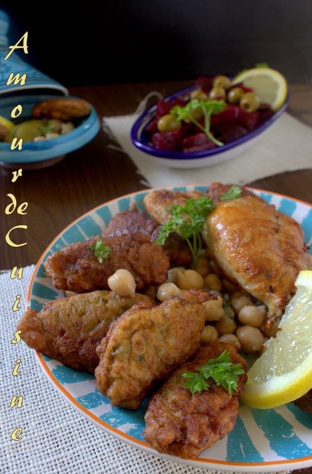 tajine de croquettes d'aubergine en sauce blanche 1