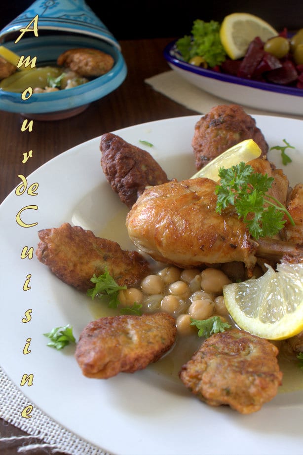 tajine de croquettes d'aubergines en sauce blanche 2