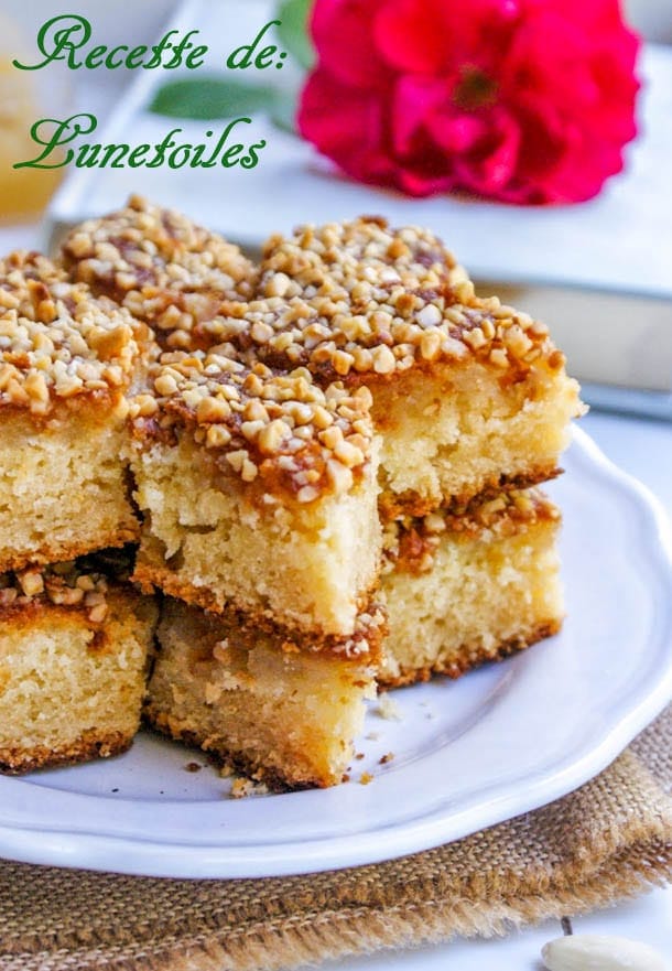 gâteau au yaourt amandes miel façon financier_