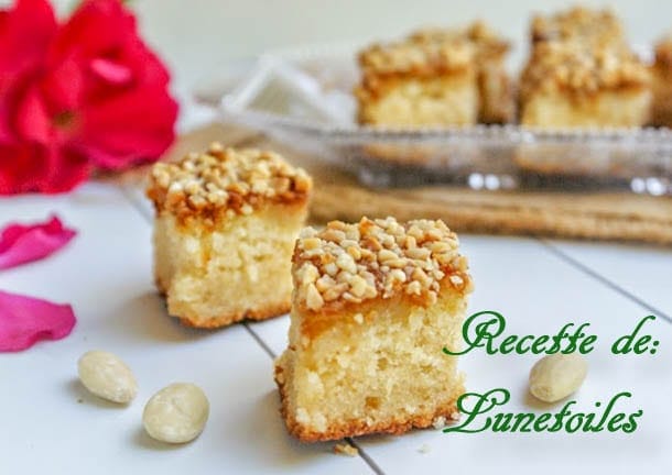 gâteau au yaourt amandes miel, façon financier