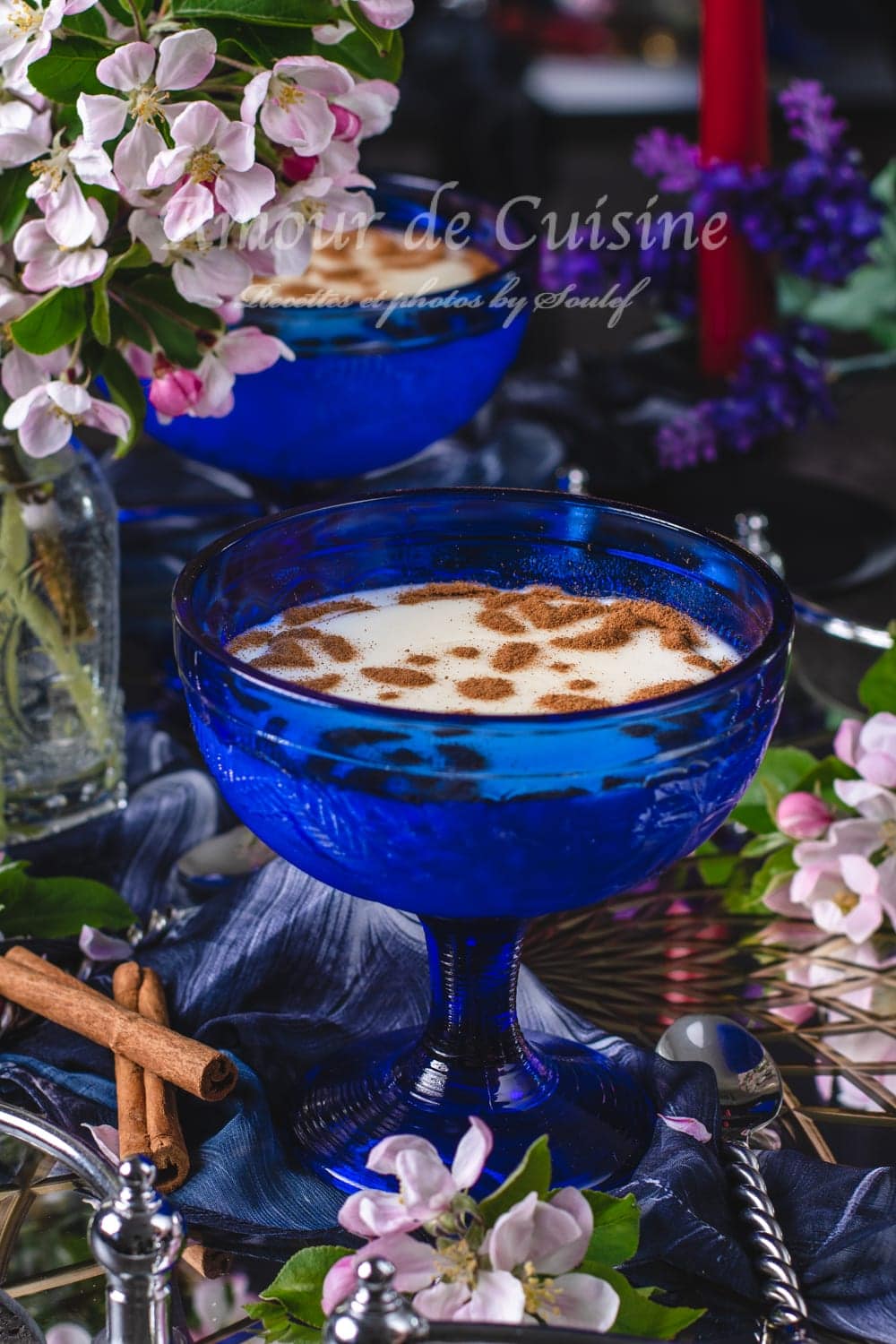 creme de riz algerienne à la fleur d'oranger