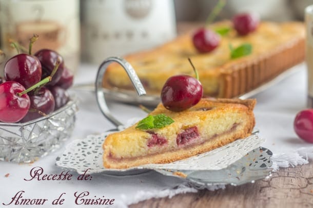 tarte amandine aux cerises 1