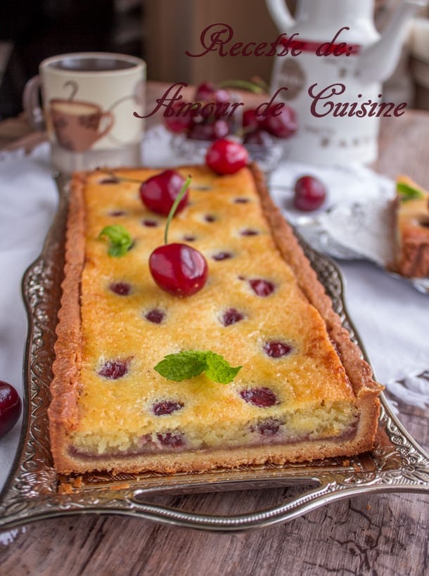 tarte amandine aux cerises 4