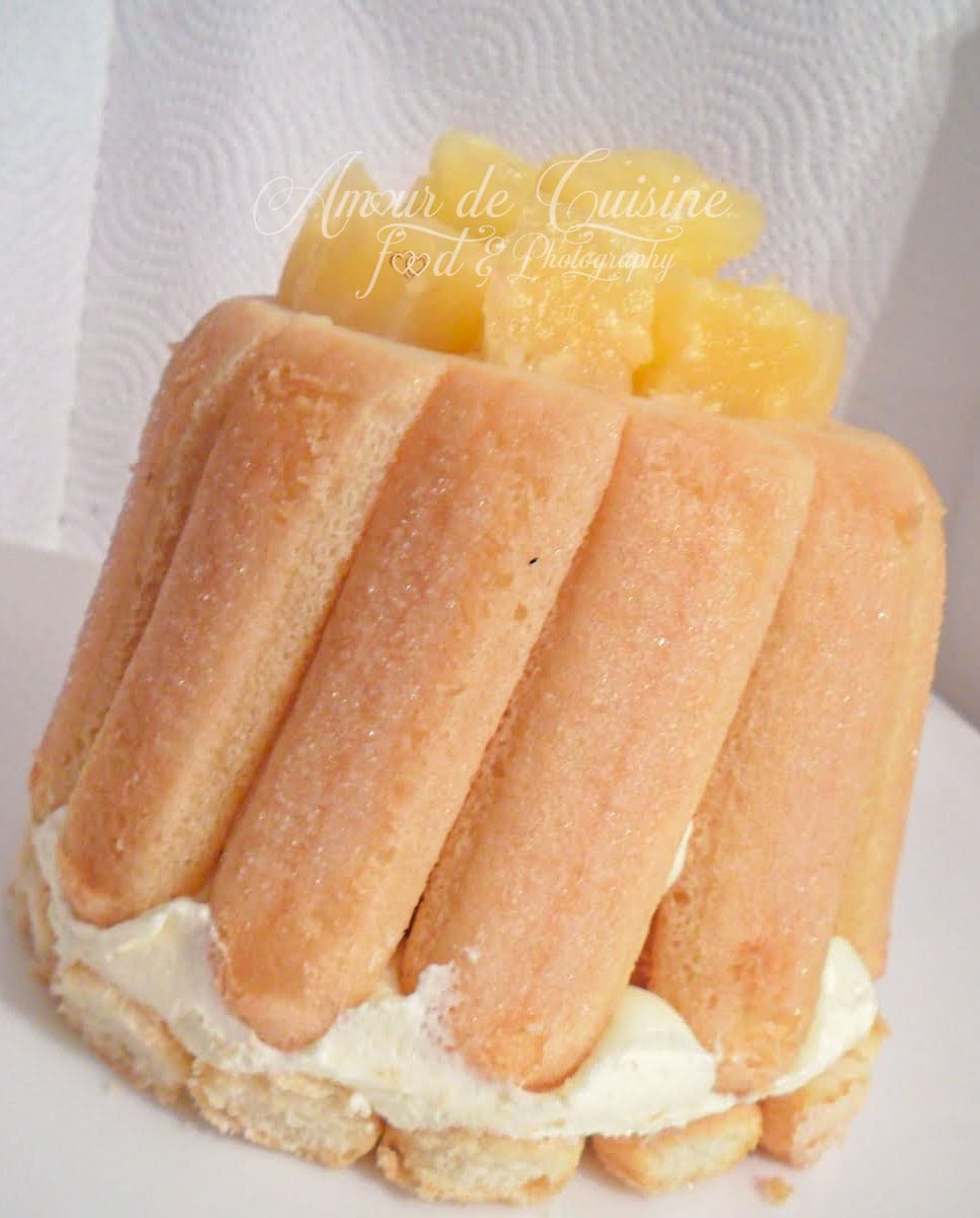 Recette charlotte ananas au mascarpone facile