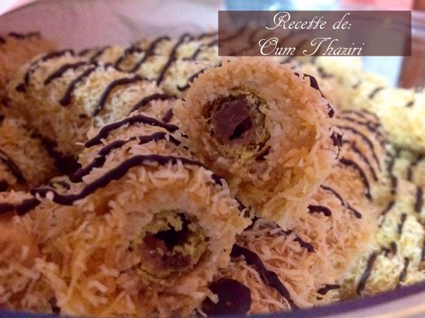 cigares de gaufrettes aux qtayefs 1