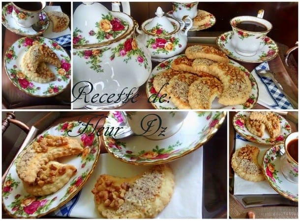 hlilates fondantes, croissants sablés