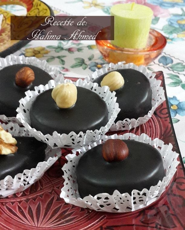 sablés cacahuetes et chocolat