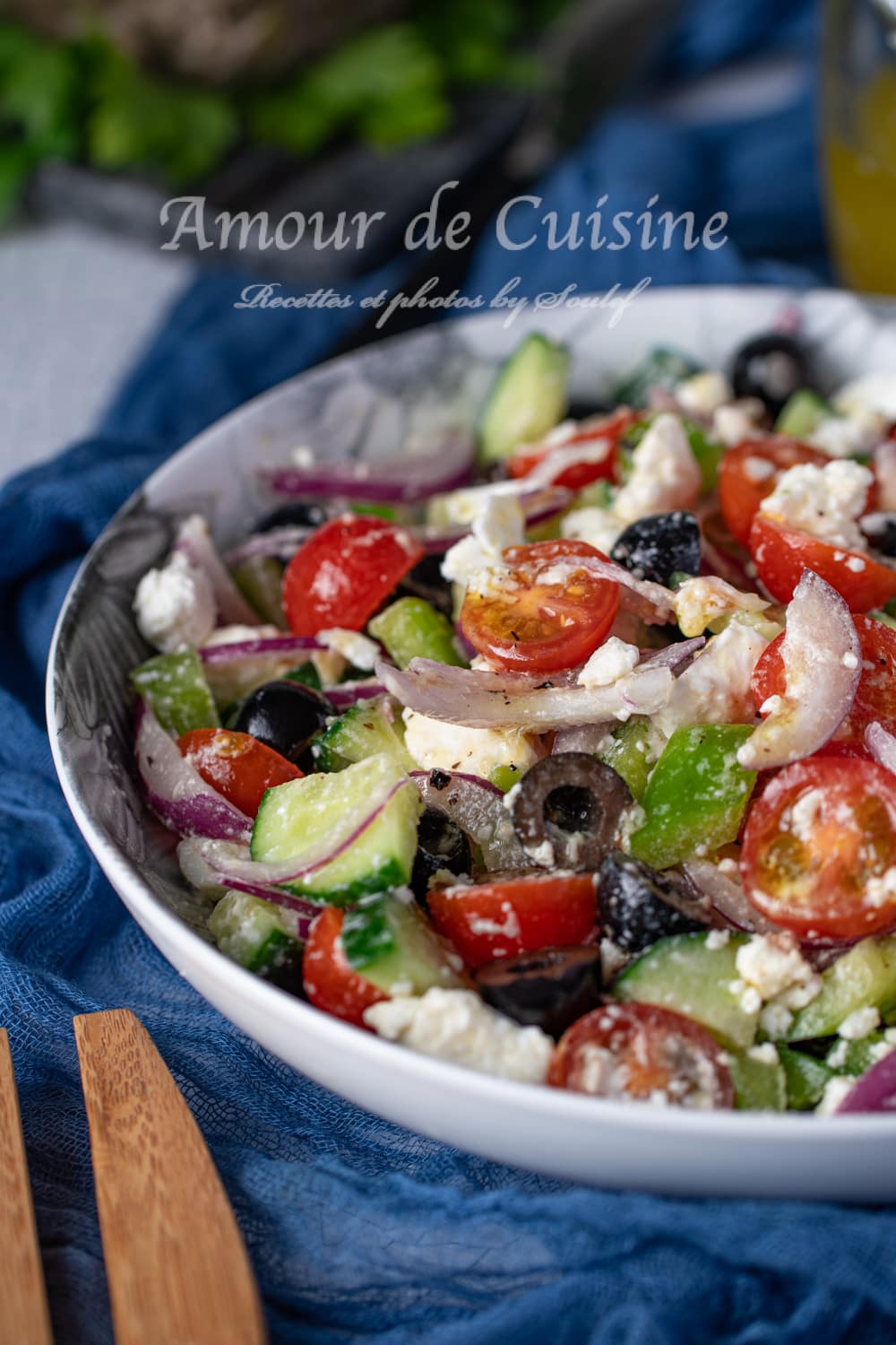 Recette de la salade grecque simple