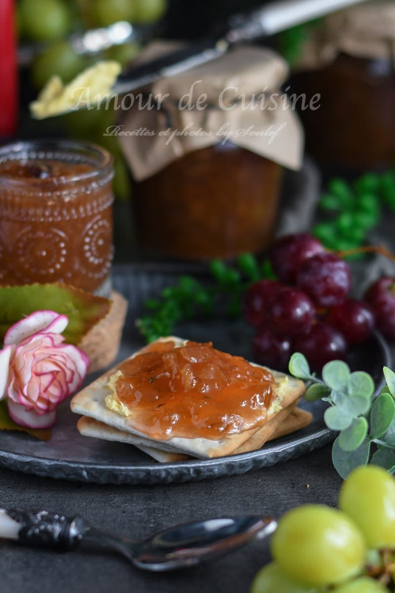 recette de la confiture de raisins blancs facile