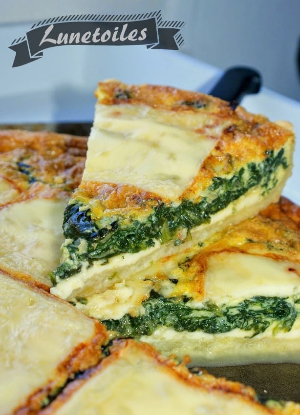 Quiche aux épinards et au fromage a raclette 2
