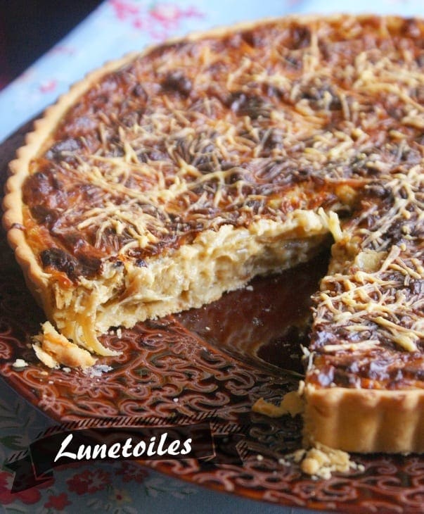 quiche aux oignons