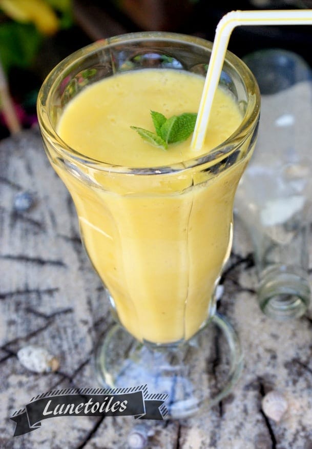 smoothie sain banane mangue 1