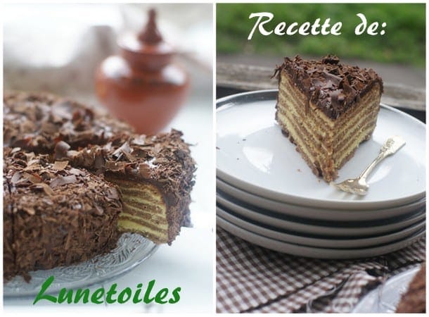Gâteau rayé Baumkuchen