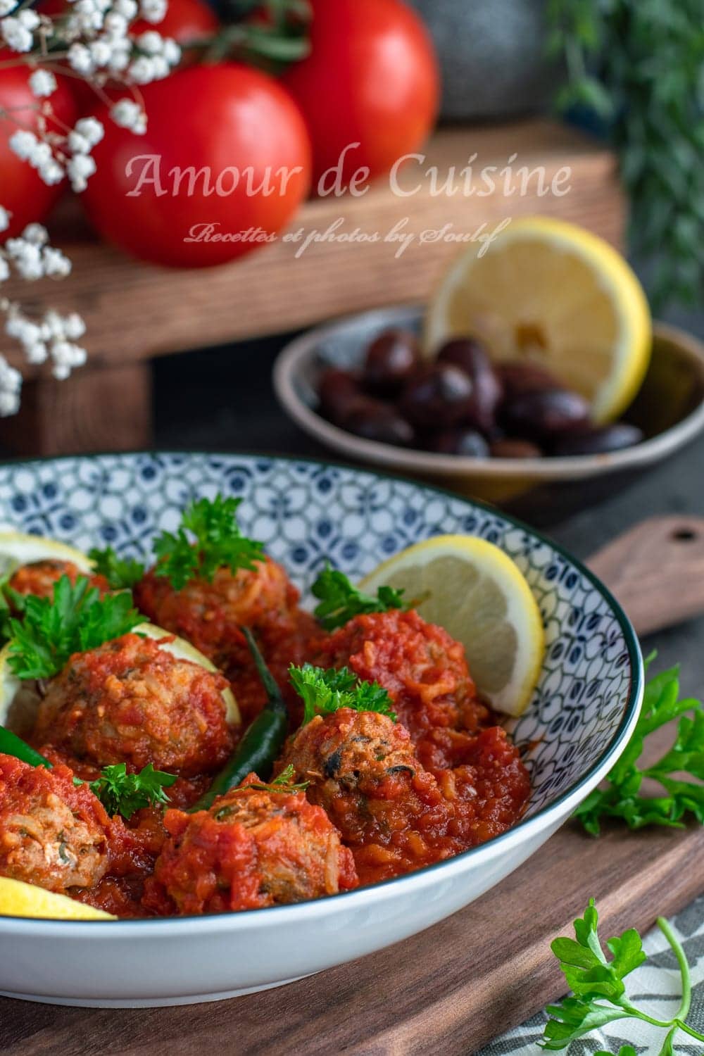 Boulettes de sardines en sauce