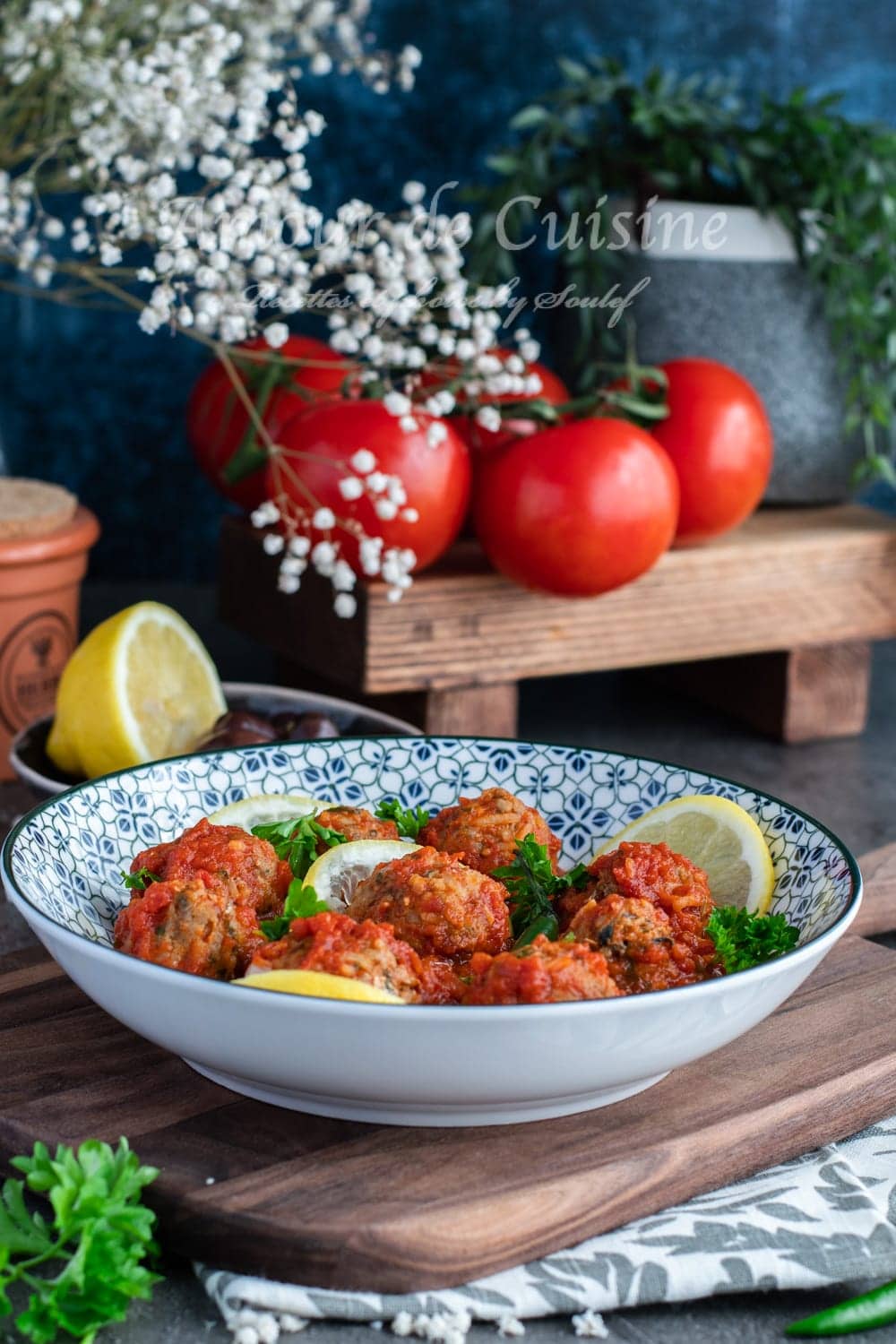 boulettes de sardines en sauce tomate