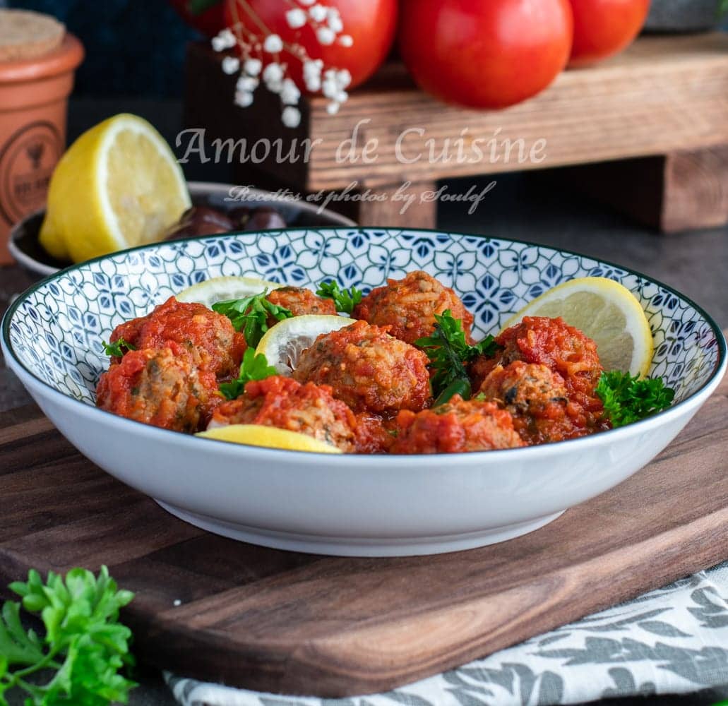 boulettes de sardines en sauce tomate