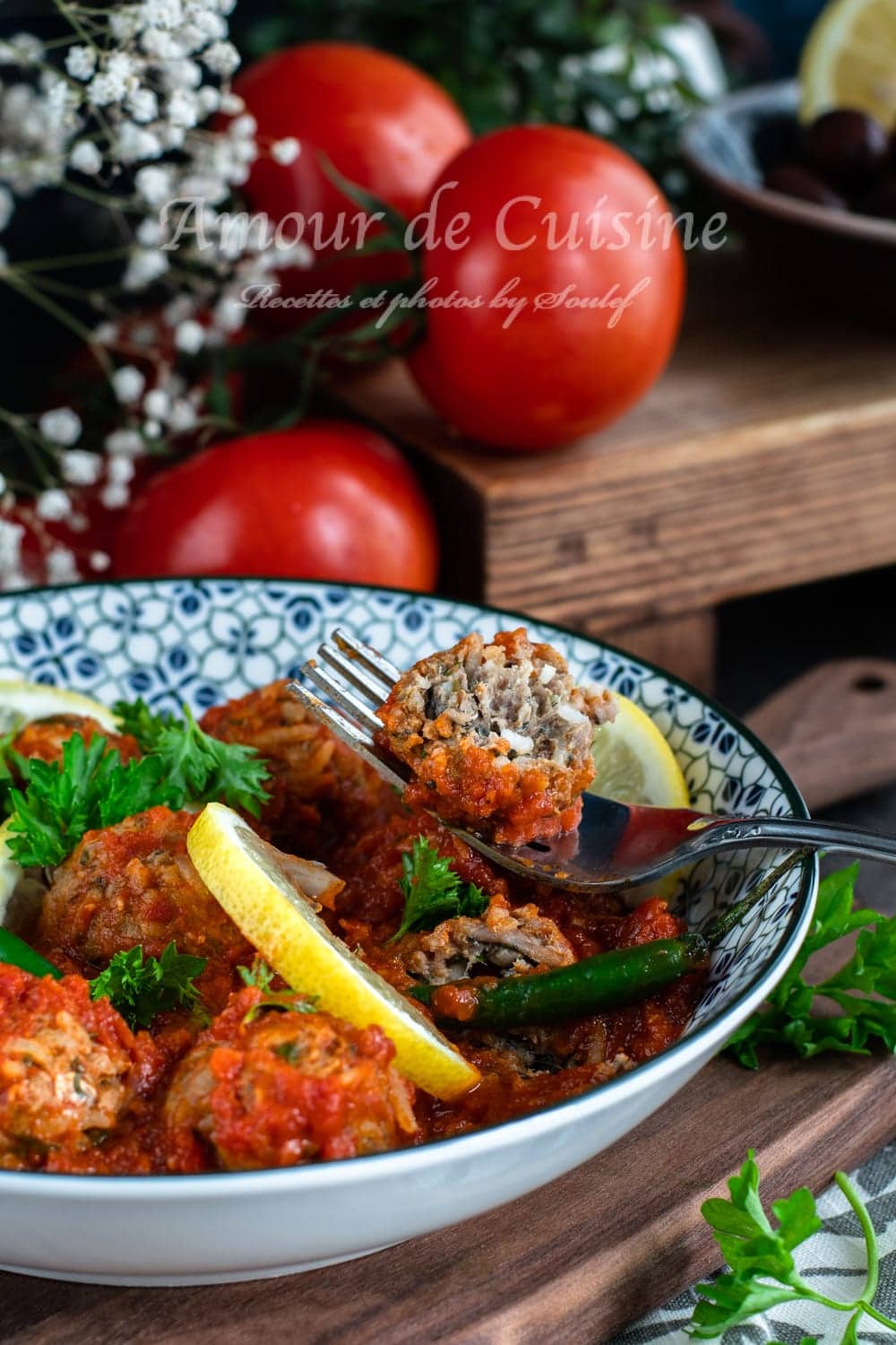 boulettes de sardines à la sauce tomates