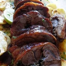 filet d'agneau roti au four