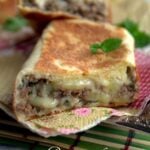 Crepes turques a la viande hachée, Gozleme