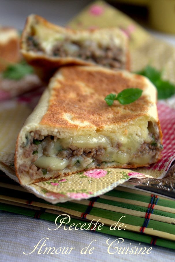 gozleme crepes turques a la viande hachée, recettes spéciales ramadan 2020 boureks bricks entrées froides