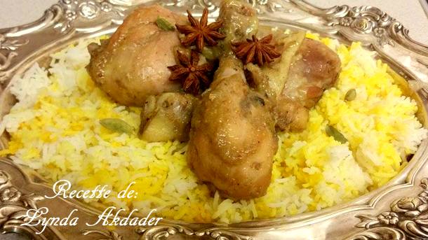 riz iranien poulet biriyani