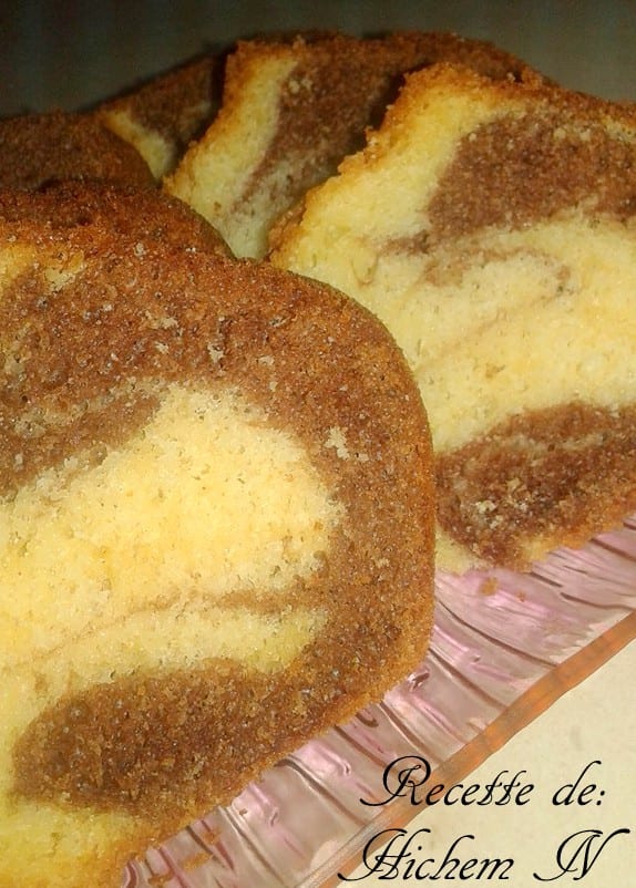 cake marbré café et vanille 1