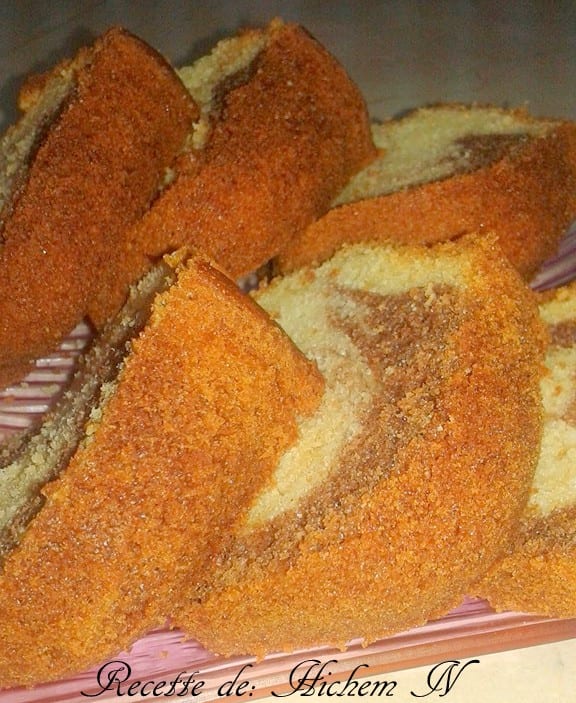 cake marbré café et vanille 2