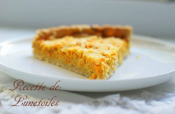 tarte aux carottes râpée