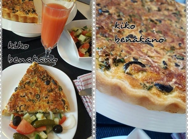 quiche de pomme de terre rapees