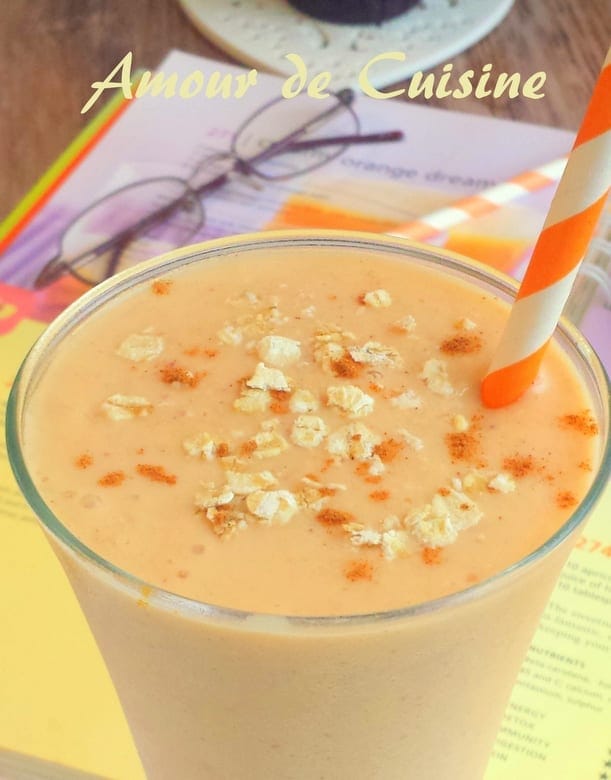 Smoothie cobbler de peches