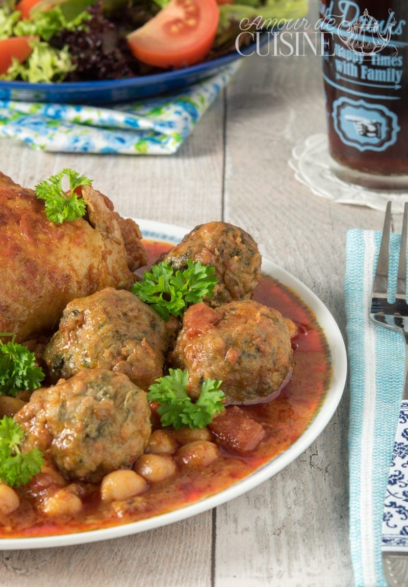 tajine de boulettes de viande aux epinards 1