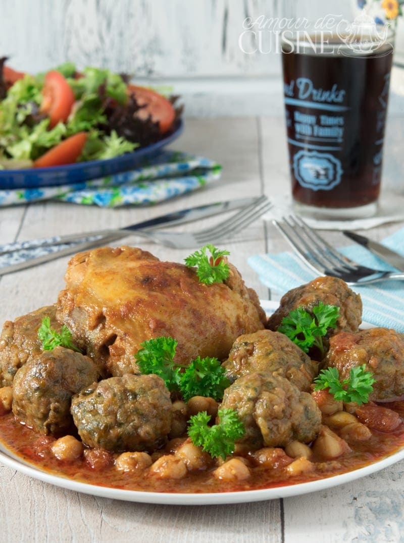 tajine de boulettes de viande aux epinards 3