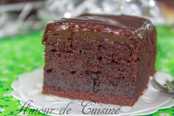 brownie au mascarpone et ganache au chocolat 2