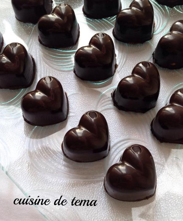 Chocolats fourrés au praliné. - Recette Ptitchef