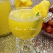 Jus ananas citron gingembre