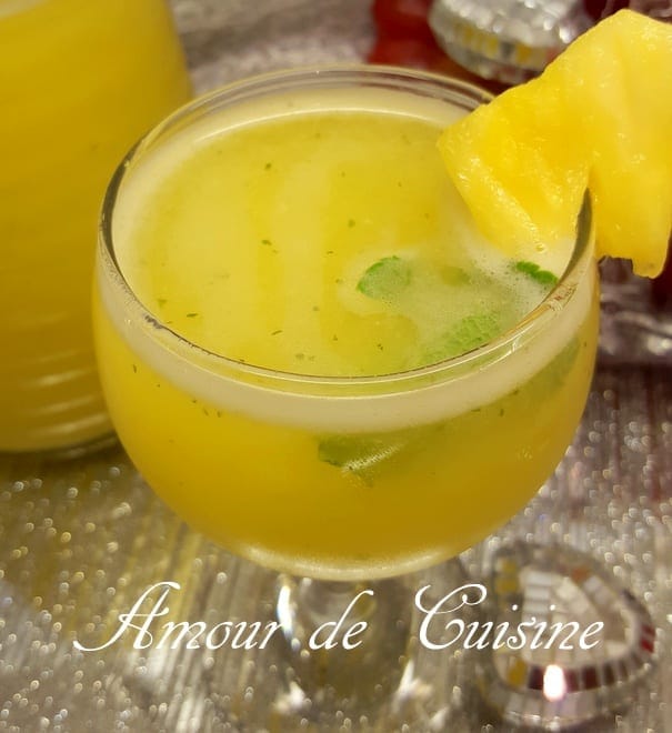 Jus brûle graisses Ananas et citron