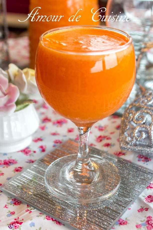 Jus d'oranges et carottes fait maison