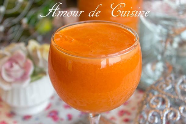 Jus d'oranges et carottes fait maison