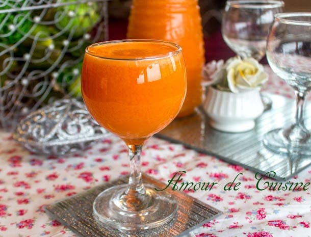 Jus d’oranges et carottes fait maison