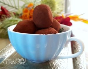 truffes au chocolat, idée cadeaux gourmands de Noël